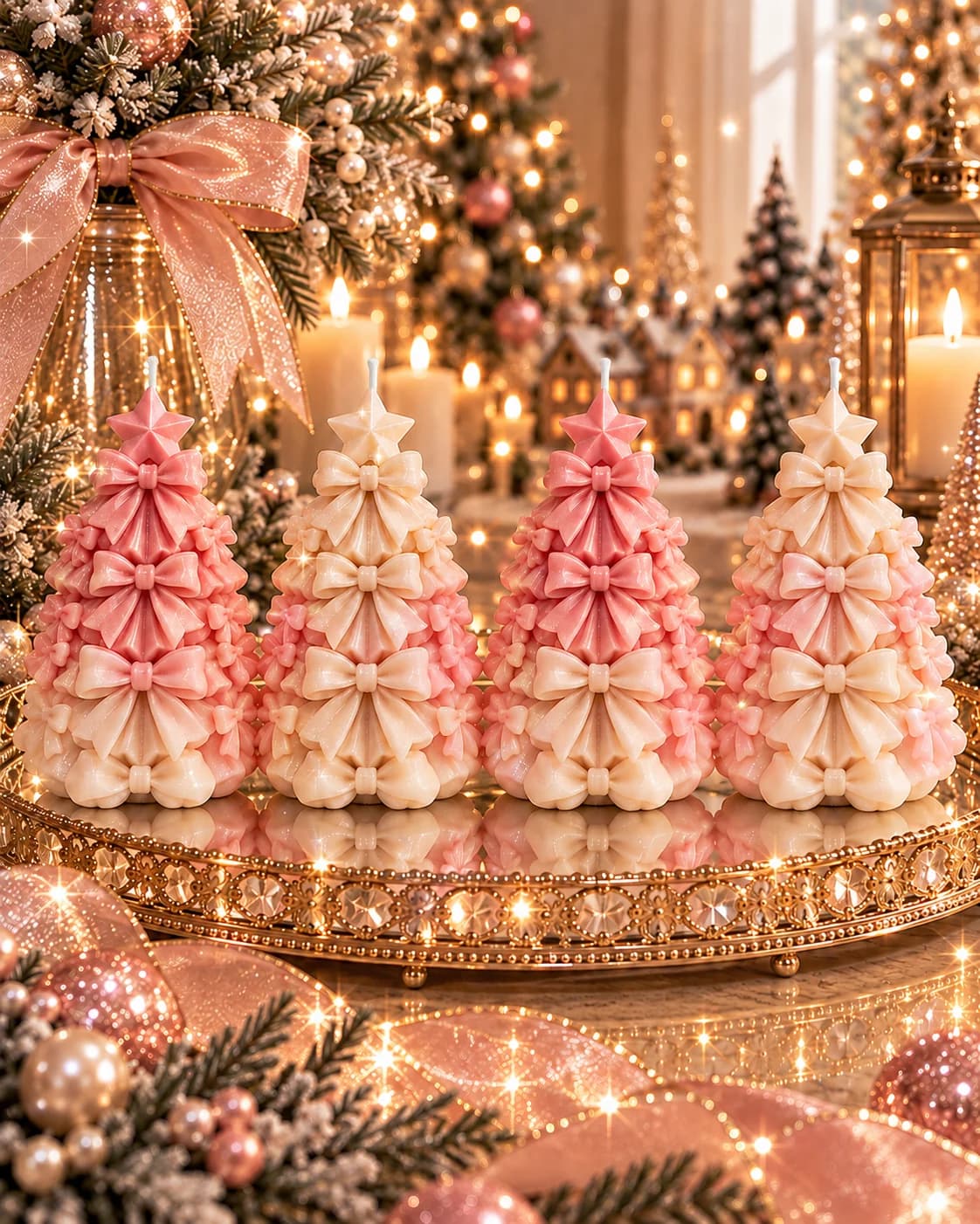 Velitas Dulce Ilusión de BellaV en rosa y marfil